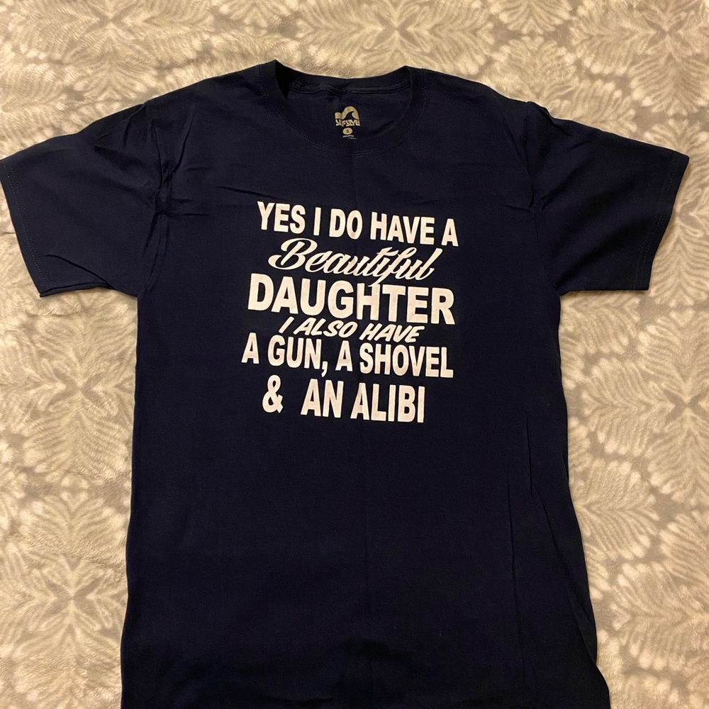 Navy Blue Graphic T-Shirt